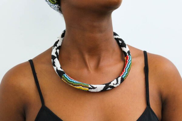 MUNIR African Beaded necklace