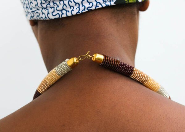 MWAKA African Beaded necklace