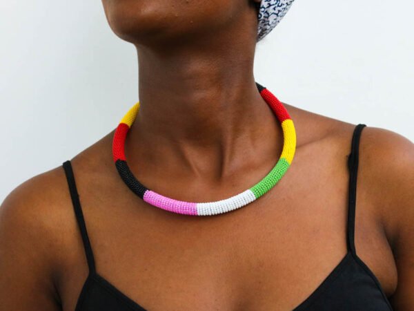 MAJUTO African Beaded necklace