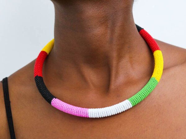 MAJUTO African Beaded necklace