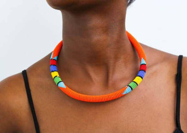 MAKAME African Beaded necklace