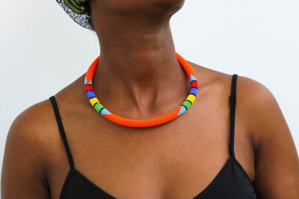 MAKAME African Beaded necklace