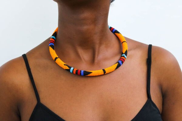 MAKAMU African Beaded necklace