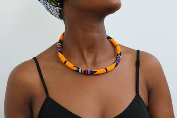 MAKAMU African Beaded necklace