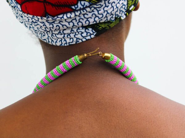 MAKIRI African Beaded necklace