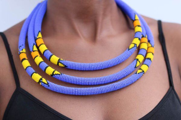 MAPUTE African Beaded necklace