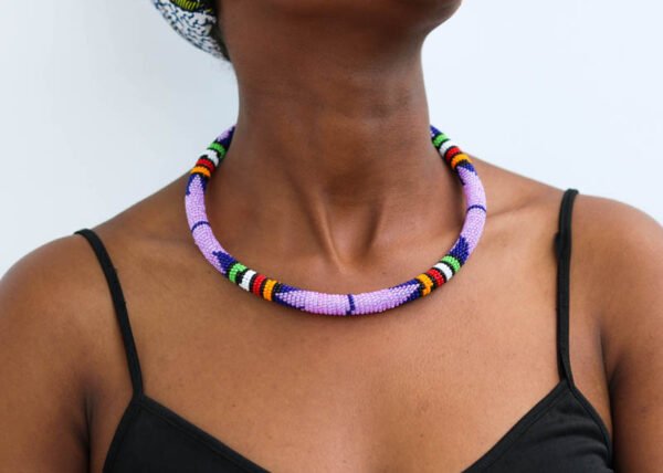 MATOJO African Beaded necklace