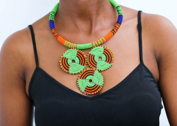 MILINA African Beaded necklace