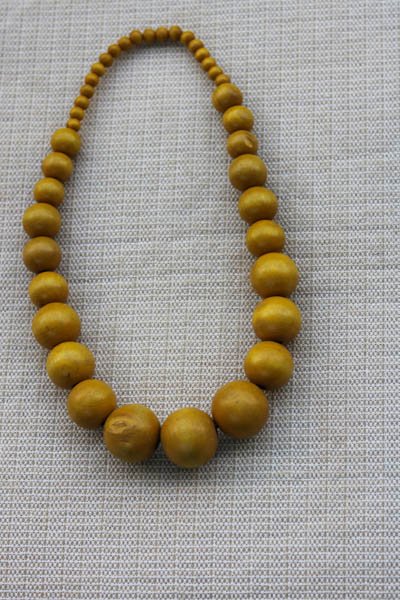 MUYAKA Wooden Beaded necklace