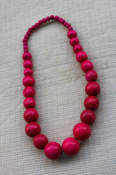 MWANGA Wooden Beaded necklace