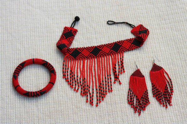 AFIFA African Beaded jewelry set