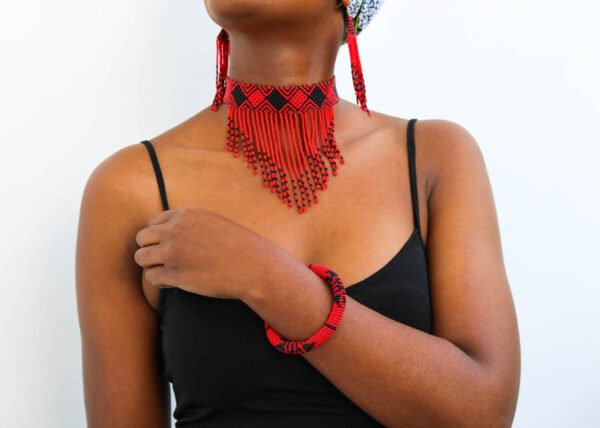 AFIFA African Beaded jewelry set