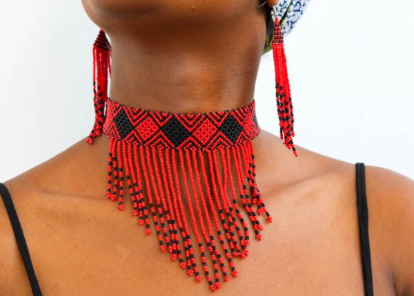 AFIFA African Beaded jewelry set