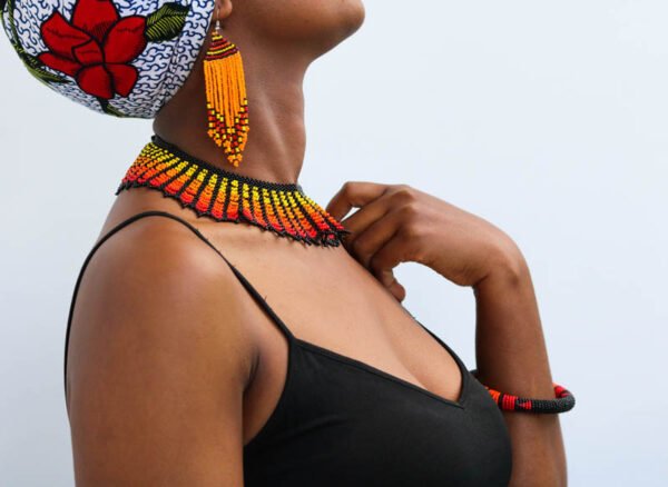 AKILA African Beaded jewelry set