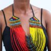 ADIKA African Beaded Choker Necklace