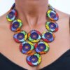 AMALI African Beaded Choker Necklace