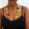 ASHA African Beaded Ball Necklace