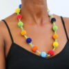 ASHA African Beaded Ball Necklace