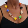 ASHURA African Beaded Ball Necklace
