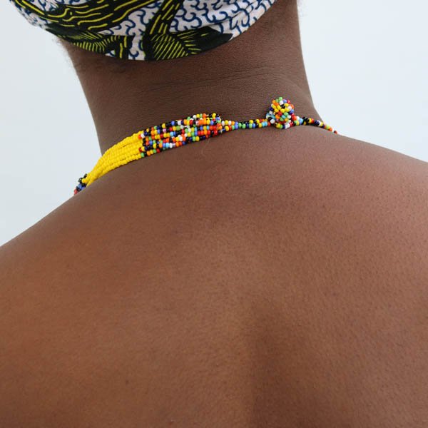 AULA African Beaded Rope Necklace