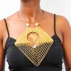 KITI African brass necklace