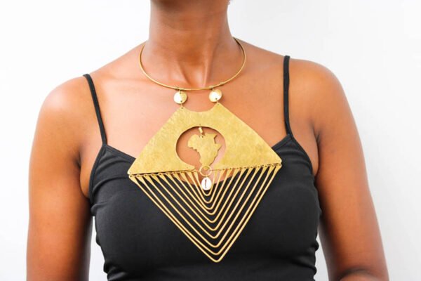 KITI African brass necklace