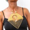 KITI African brass necklace
