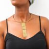 NIFU African brass necklace