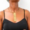NIFU African brass necklace