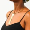 NIFU African brass necklace
