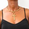 NABIL African brass necklace