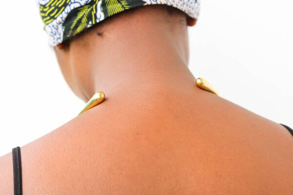 NABIL African brass necklace