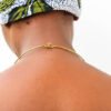 BAO African brass pendant necklace