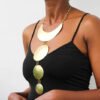 MARA African brass necklace