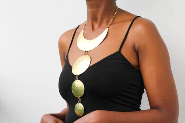 MARA African brass necklace