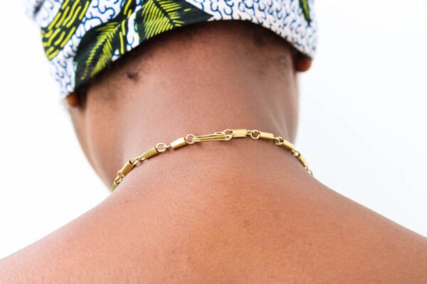 MARA African brass necklace