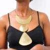 NEMSI Brass Choker Necklace
