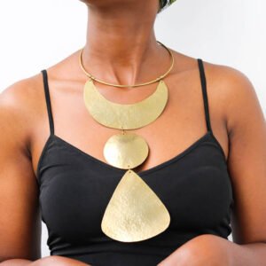 NEMSI Brass Choker Necklace