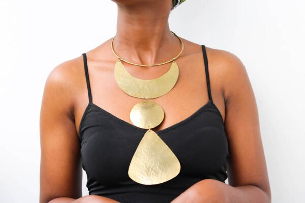 NEMSI Brass Choker Necklace