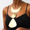 NEMSI Brass Choker Necklace