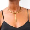 BOBA African brass pendant necklace