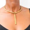 BOBA African brass pendant necklace