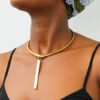BOBA African brass pendant necklace