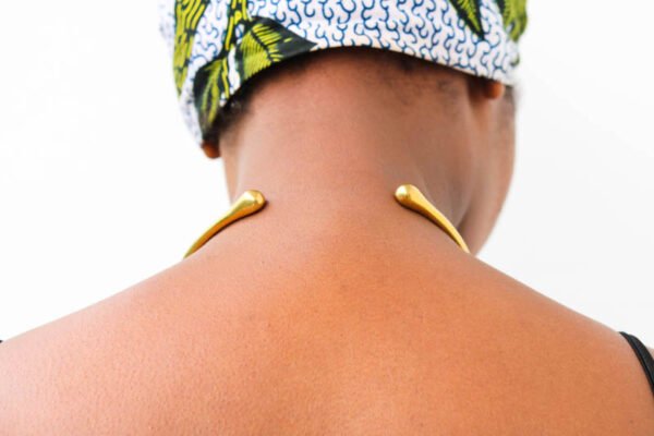 BOBA African brass pendant necklace