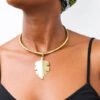 ACHAWI Brass pendant necklace