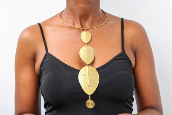 NEEMA African Mask Necklace