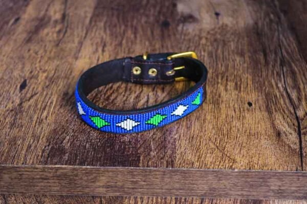 NAROK African beaded dog collar, Handmade collar