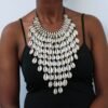 ASHO African Cowrie Necklace with matching bracelet and earring