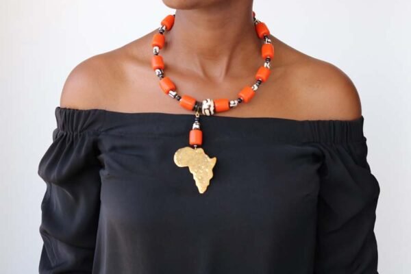 NJERI African Bone necklace