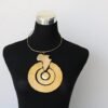 GUCHA African brass choker necklace